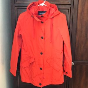 Lands End LIKE NEW rain jacket trench XS 2 4